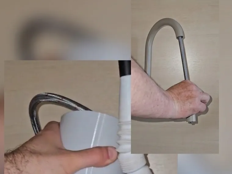 Pull-down faucet cover