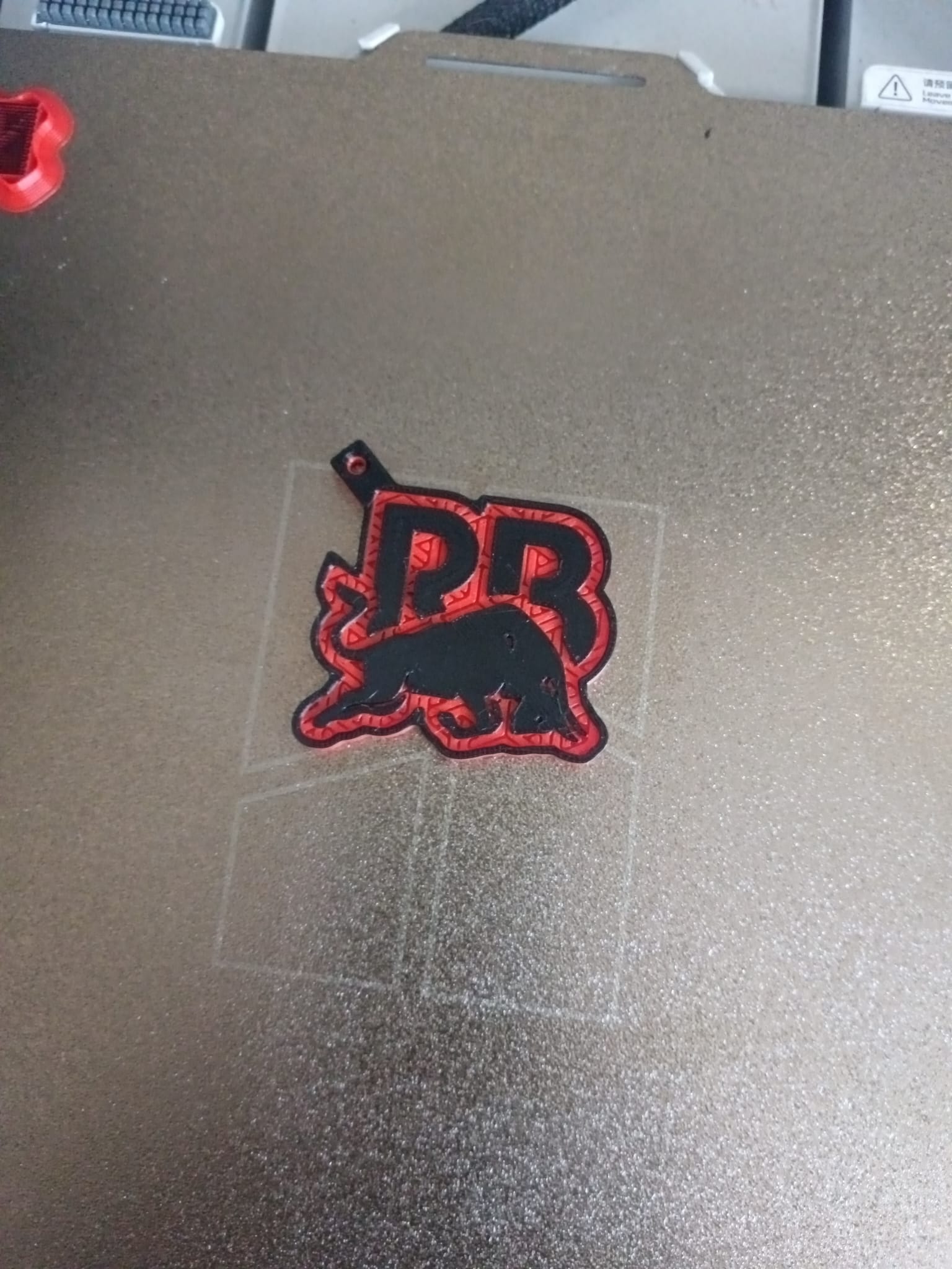 Miniatura 2 do modelo 3D RB Logo Keyring