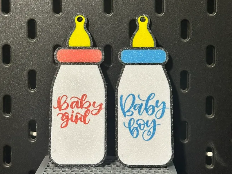 Baby Bottle Tag