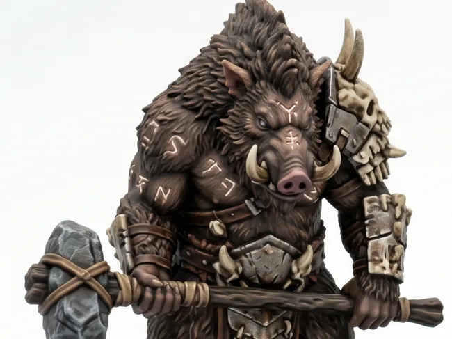 Chinese Boar Yao - Eastern Fantasy Miniature
