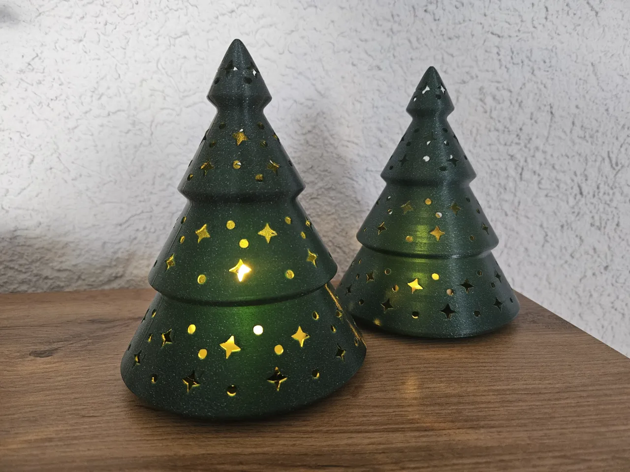 Christmas tree with Tealight view 4