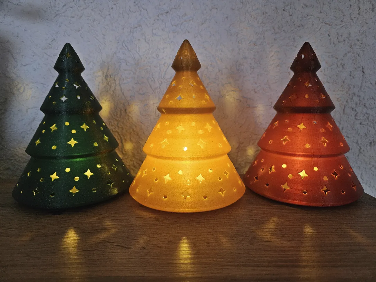 Christmas tree with Tealight view 3