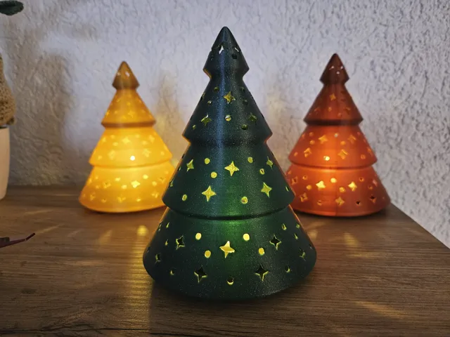 Christmas tree with Tealight