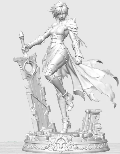 Riven Broken Covenant League of Legends - Free 3D Print Model - MakerWorld