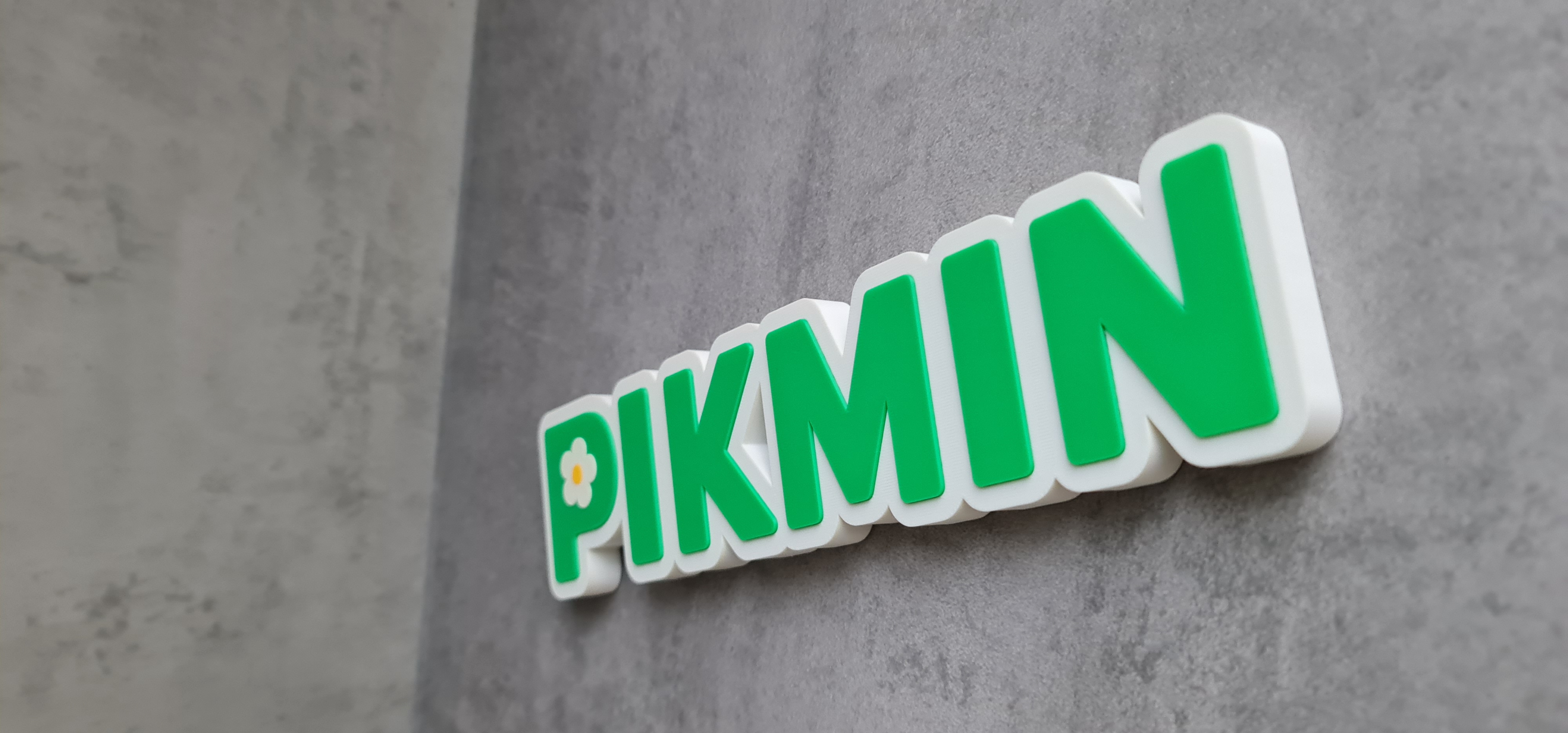 PIKMIN Logo / Sign - 3D Printer File