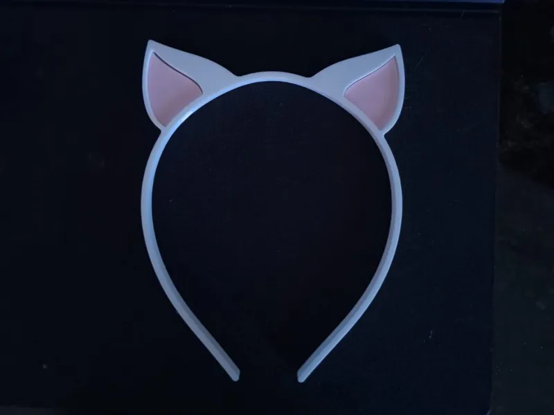 Cat ears headband