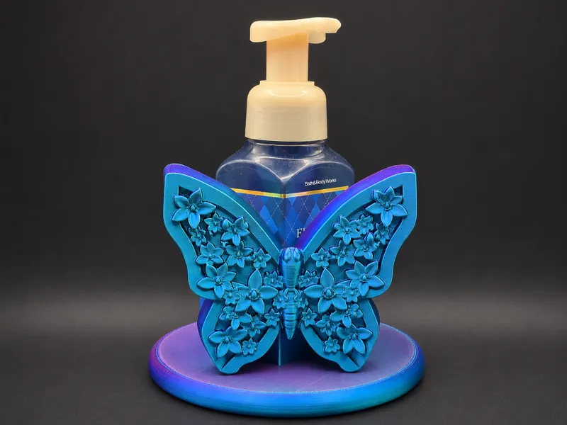 Floral Butterfly Bath and Body Works Soap Holder