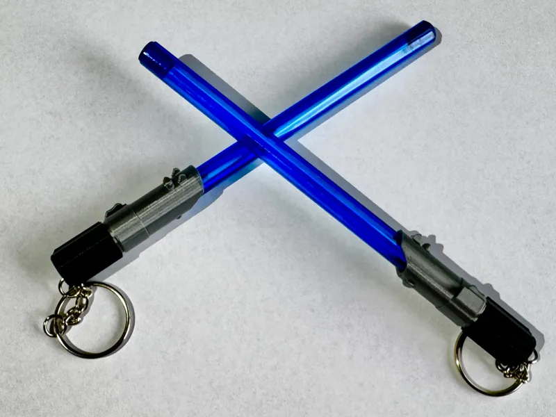 Lightsaber Keychain and Pen Cap (Anakin/Rey/Luke)