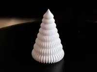 Sapin de Noël nervuré pour bougie LED — photo 2