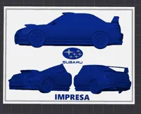 Subaru Impresa0.2mm layer, 2 walls, 15% infill