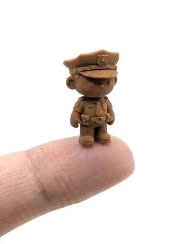 Accesorio para boquillas: The smallest police officer of world (Nozzle 0.4) — vista de referencia 2
