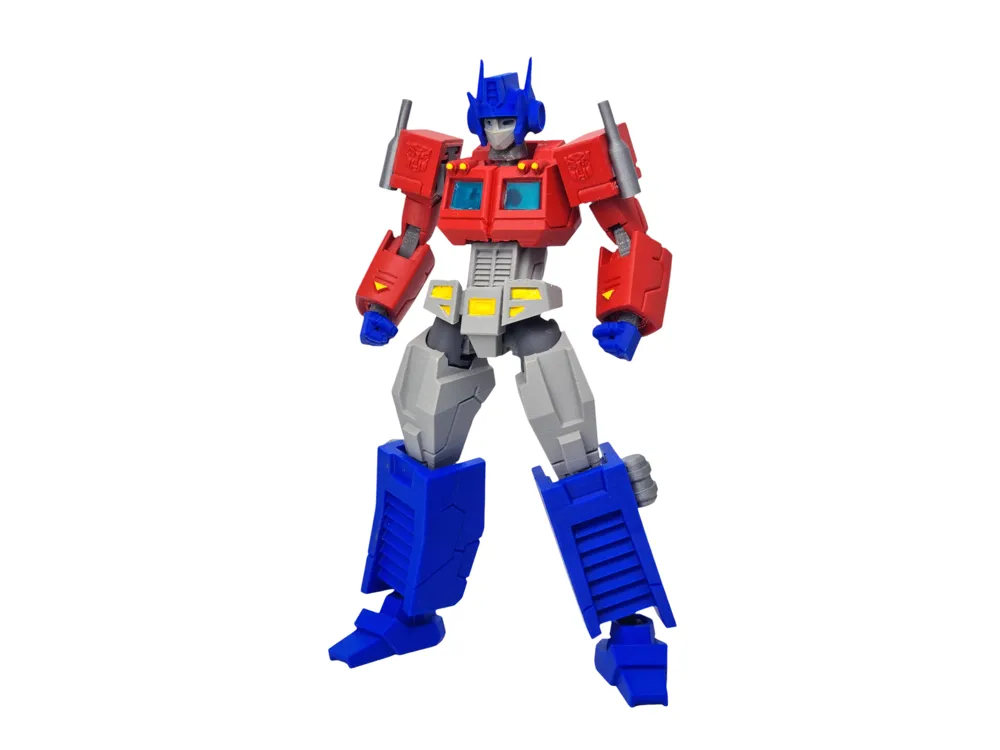 Optimus Prime Articulated Figure with TPU joints - Free 3D Print Model ...