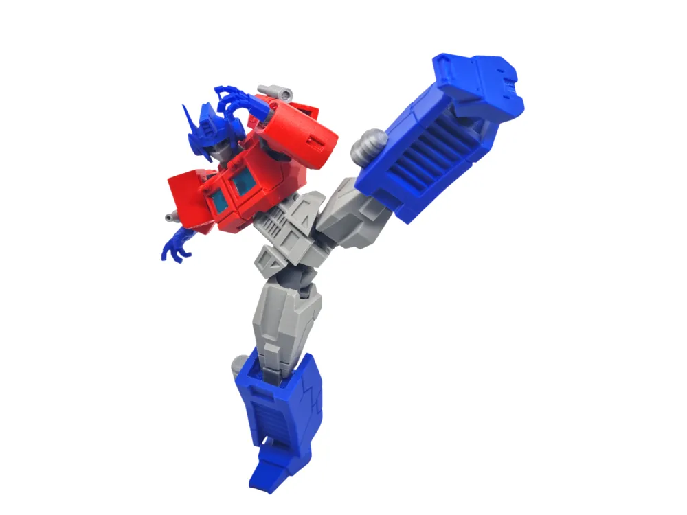 Optimus Prime Articulated Figure with TPU joints - Free 3D Print Model ...