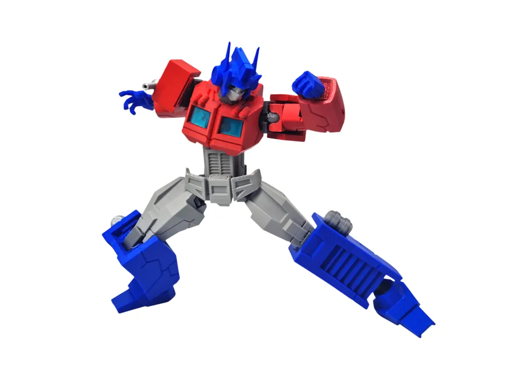 Optimus Prime Articulated Figure with TPU joints - Free 3D Print Model ...