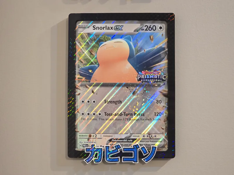 Snorlax Jumbo Pokemon Card Picture Frame