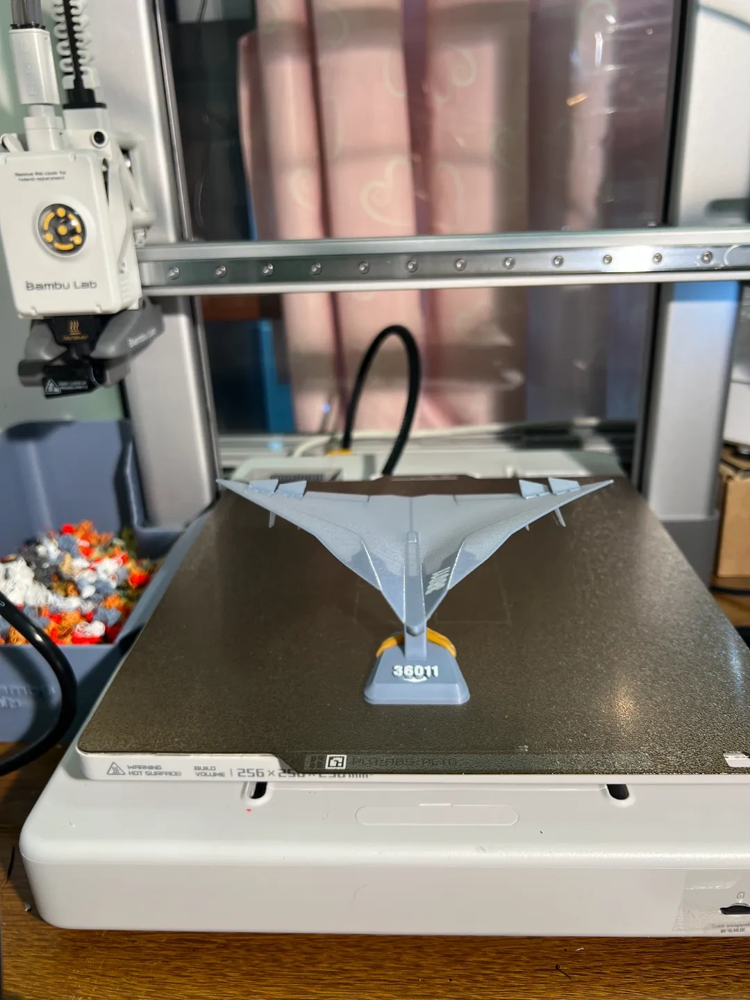 Miniatura 2 do modelo 3D 成飞六代机 歼36 弹射可飞 开裂舵2.0版