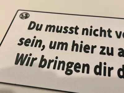 Funny sign for the workplace