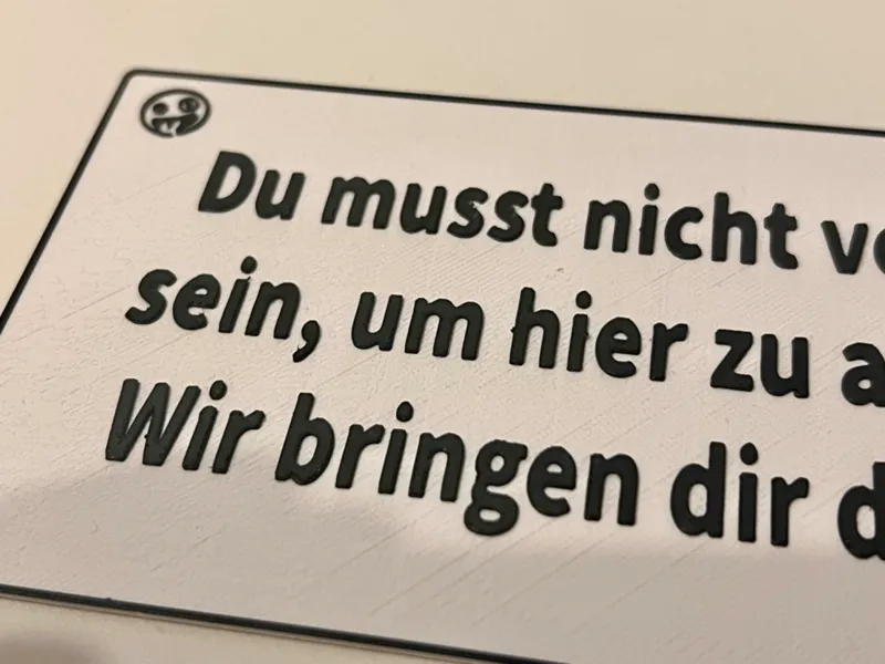 Lustiges Schild für den Arbeitsplatz