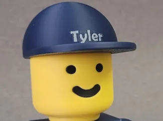 Flat Bill Hat for 5x Brick Man Figures