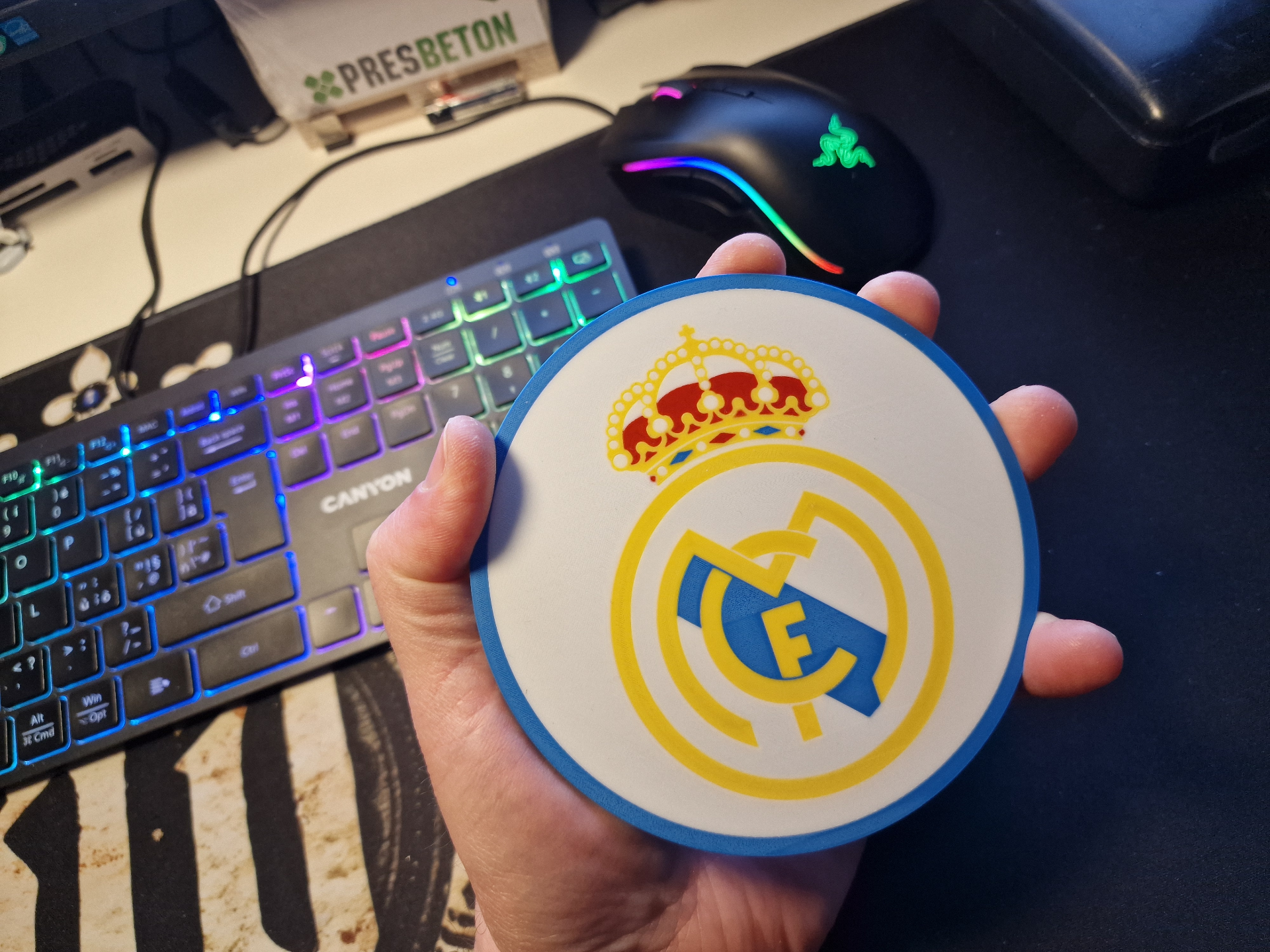 real madrid football coaster - HQ AMS easy