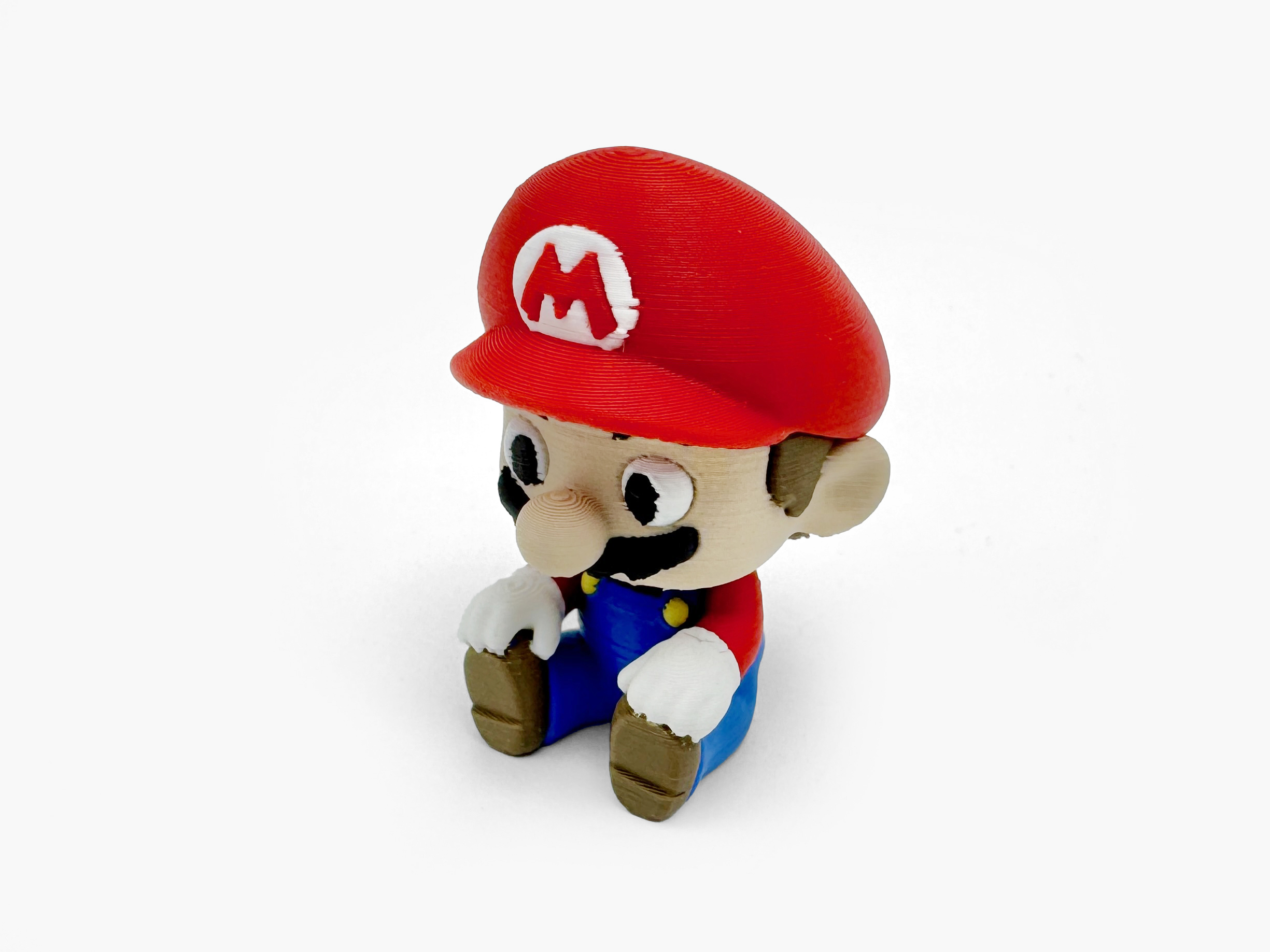 Miniatura 5 do modelo 3D Mario Bros Chibi Keychain