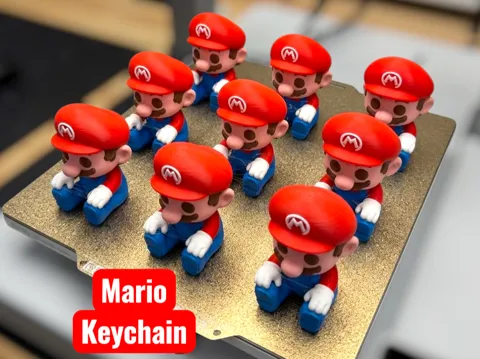 Mario Bros Chibi Keychain