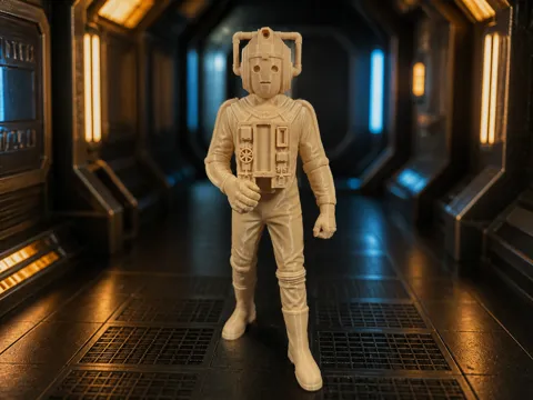 Pieza para disfraz o exhibición: Cyberman 1975 (Revenge) – Doctor Who 1:10 — referencia de MakerWorld