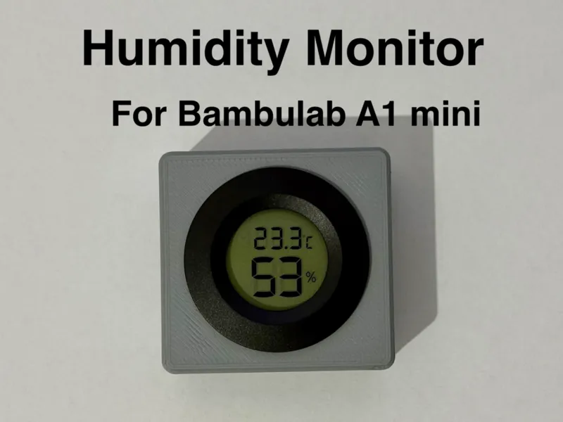 Supporto Igrometro per Bambu Lab A1 mini