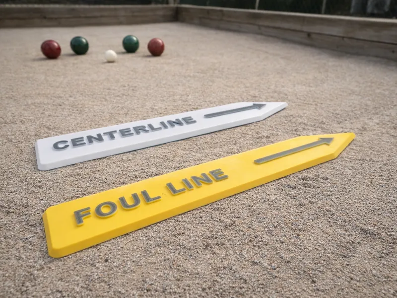 Bocce Ball Court Markers