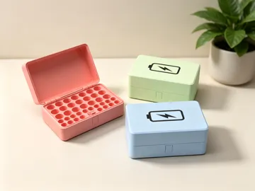 Modelo para impresión 3D: 电池收纳盒(5号/7号) — vista de referencia 4