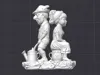 Bavarian / Austrian Toilet Figurine