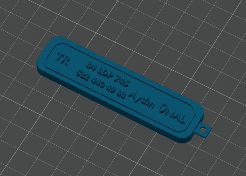 KEY HOLDER PLATE