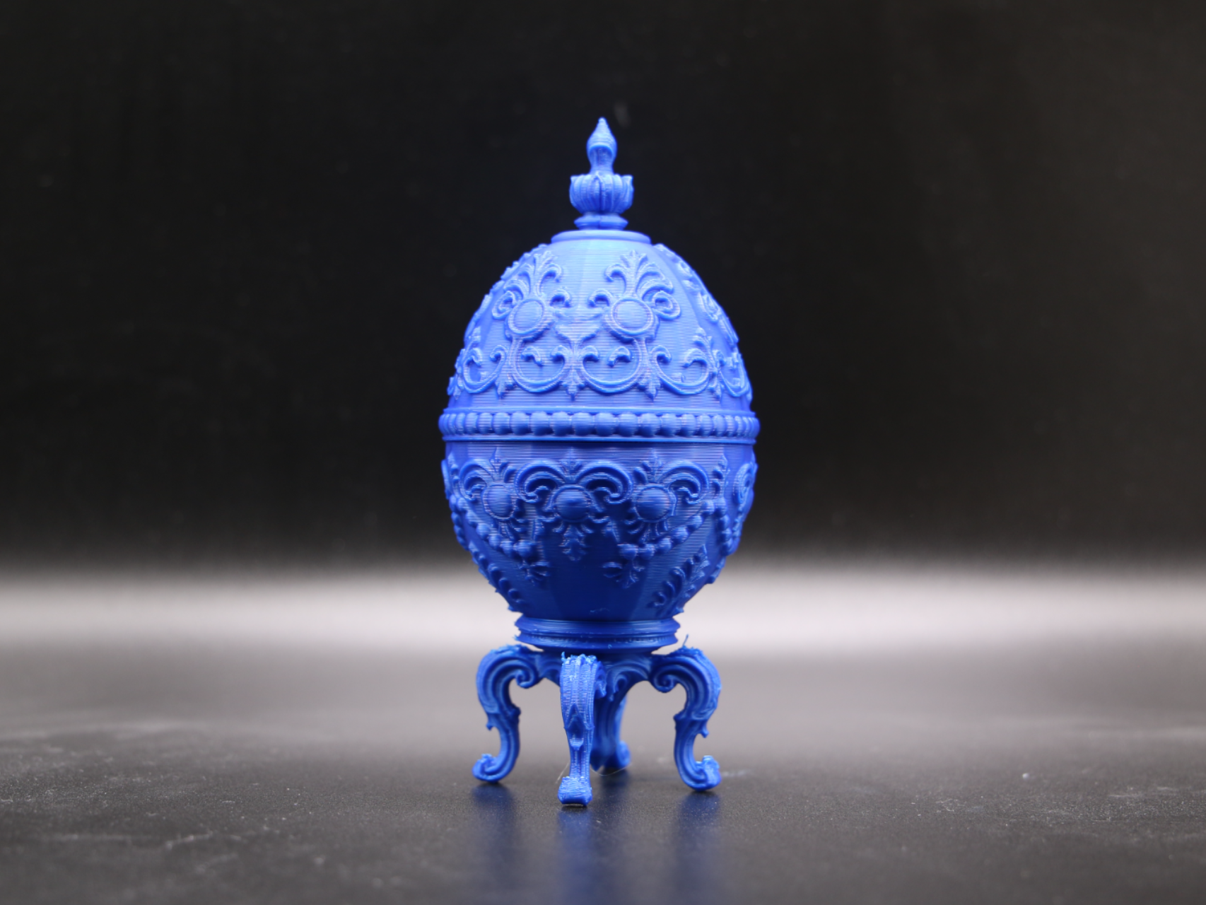 Elegant Decorative Egg on Stand Home Decor