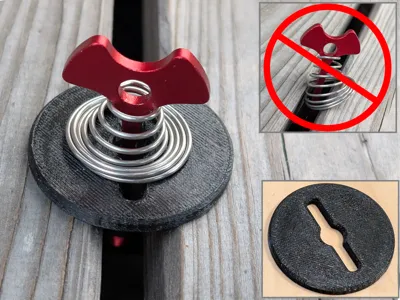 Fishbone Deck Anchor Stabilizer Plate