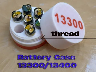 13300 x 7 Battery Case Holder Revolver-Style