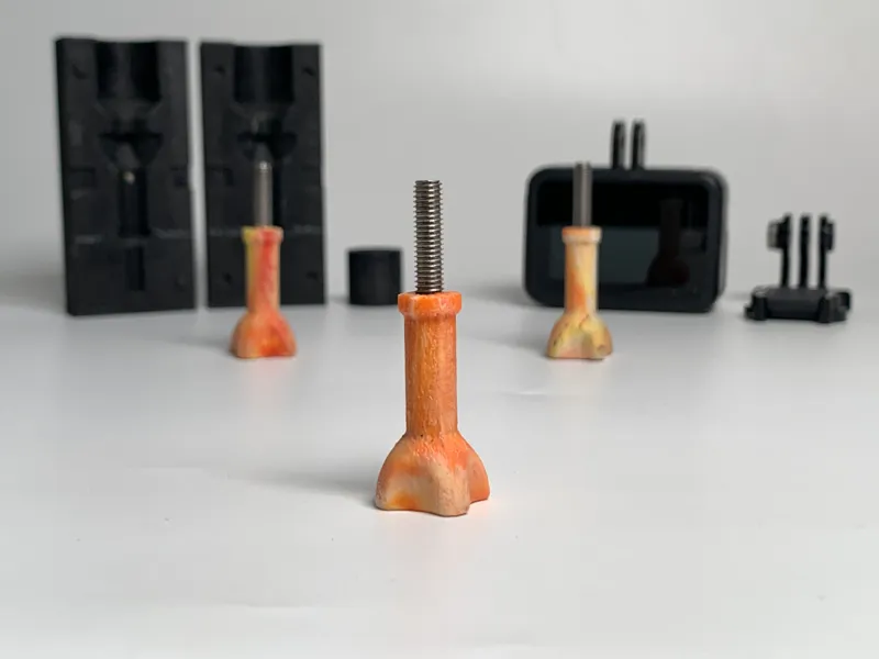 Mold for GoPro thumb screws / GoPro固定螺丝模具