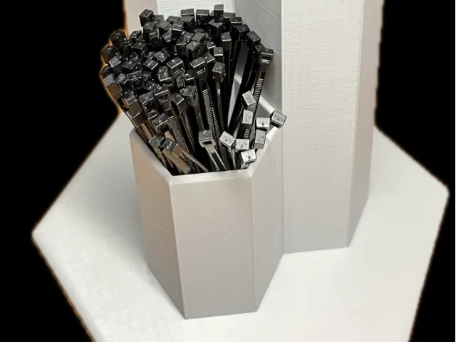 Halter für Kabelbinder / Cable tie holder