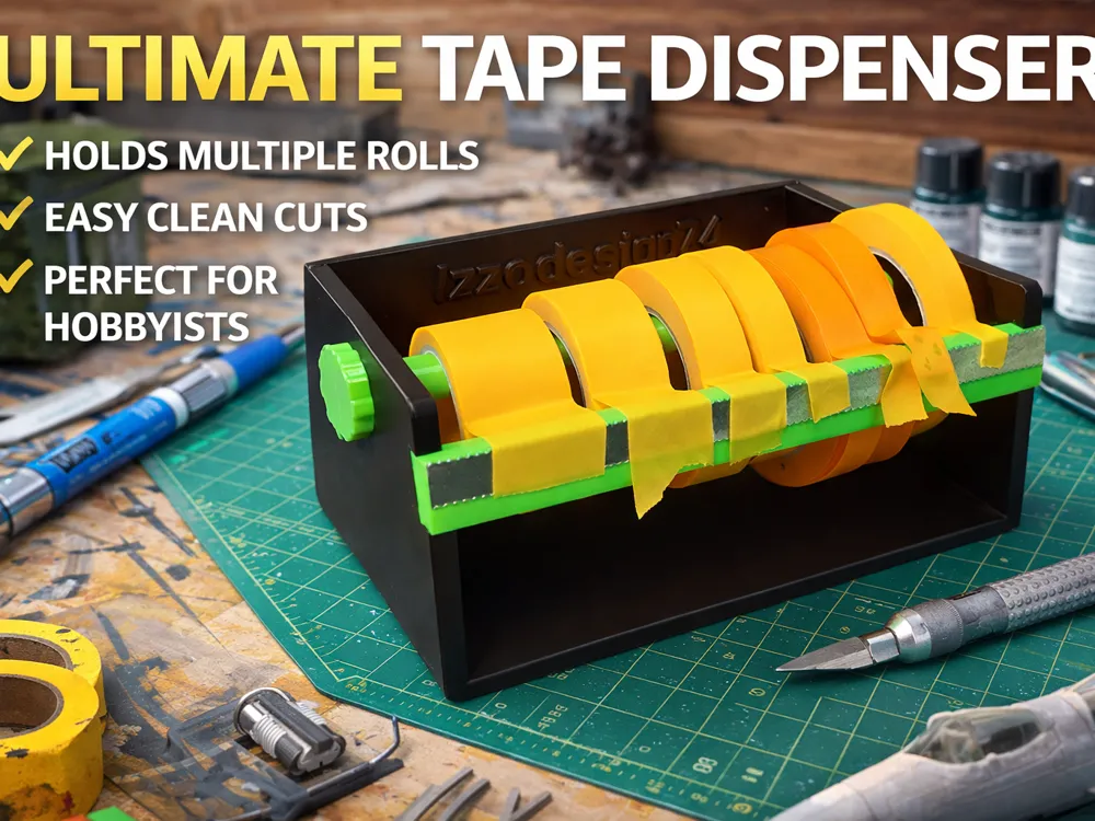 Porta Nastro adesivo per modellismo - MakerWorld 3D Model | 3Drop