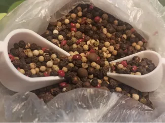 Pala para pimienta u otros alimentos a granel