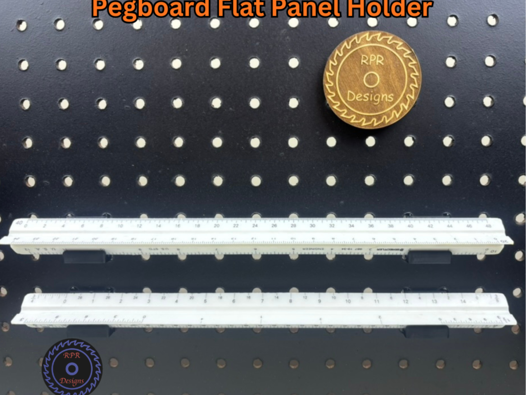 Pegboard Flat Panel Holder