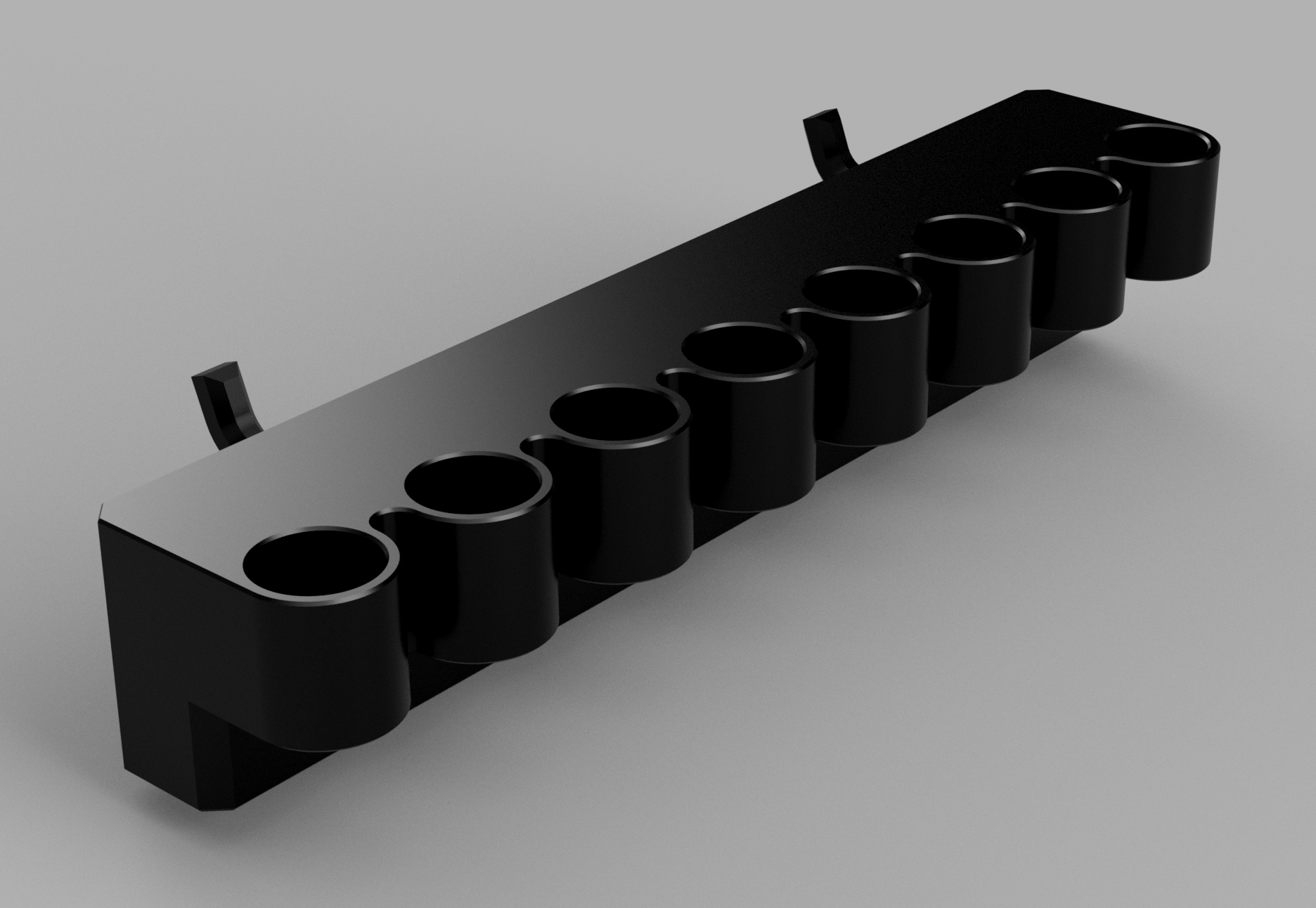 Miniatura 1 do modelo 3D Pegboard Precision Screwdriver Holder
