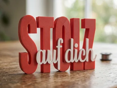 Proud of you - Lettering Decoration