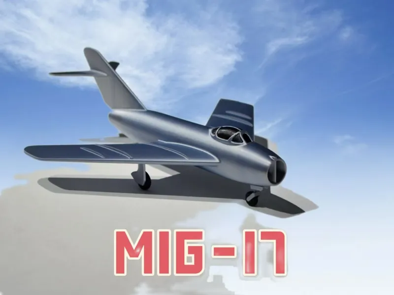 【MIG-17】 “Frescoes” Fighter model