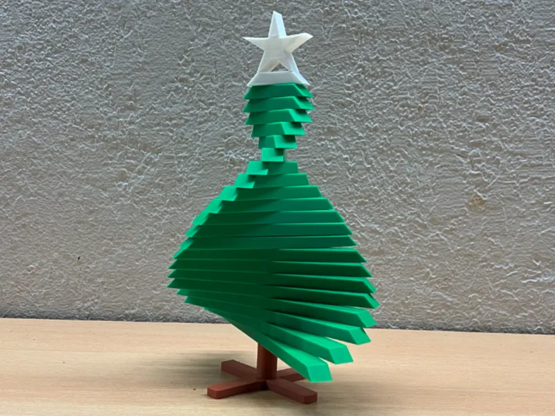 Spiral-Weihnachtsbaum (Twist-Tanne) | Deko-Modell