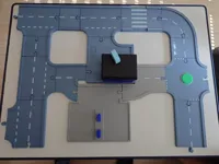Autowaschanlagenerweiterung Straßen und Staubsaugerplatz Set
