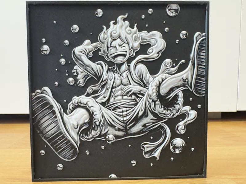 One Piece Luffy Gear 5 - Wall Art HueForge