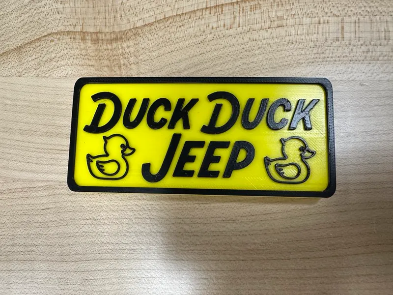 Duck Duck Jeep Magnet