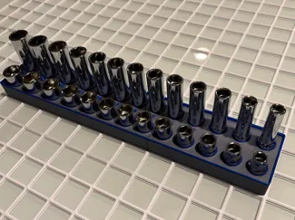Icon 1/2" Drive Metric Gridfinity Socket Tray