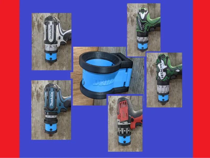 Universal Holders for Keyless Drills and Drivers
