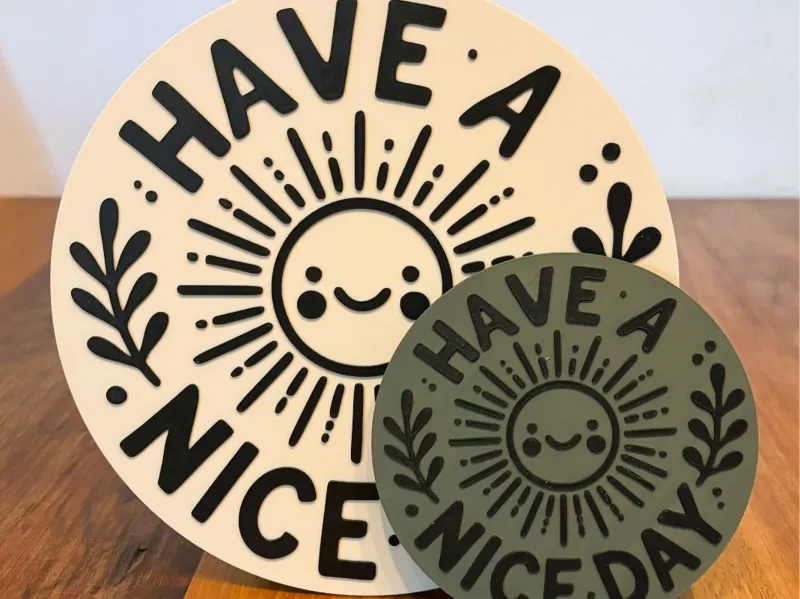 Have a nice Day Schild